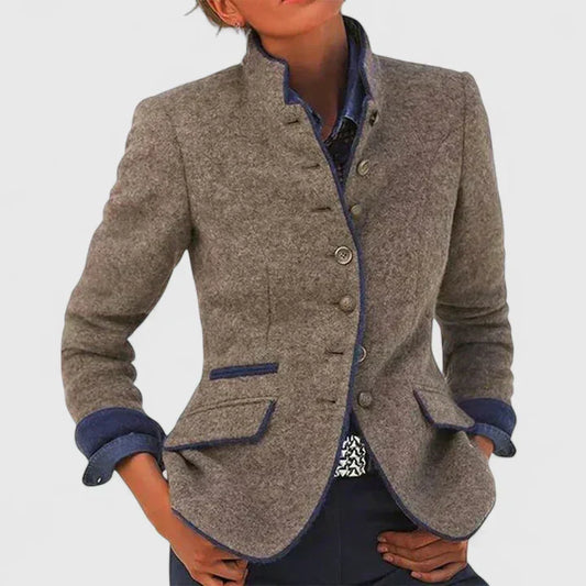 Alina | Damen Formeller Cardigan mit Knopfleiste
