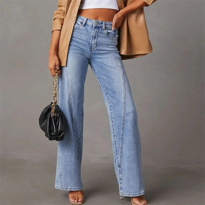 Carmen | Damen High-Rise Denim Jeans mit Weiten Beinen