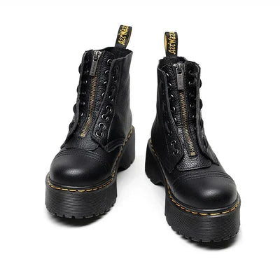 Franziska | Damen Modische Stiefeletten mit dicker Sohle