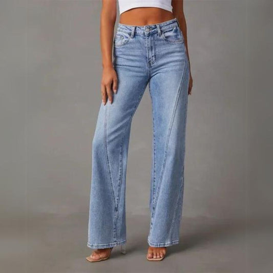 Carmen | Damen High-Rise Denim Jeans mit Weiten Beinen