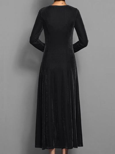 Julia | Damen Slim-Fit-Kleid in voller Länge für besondere Anlässe