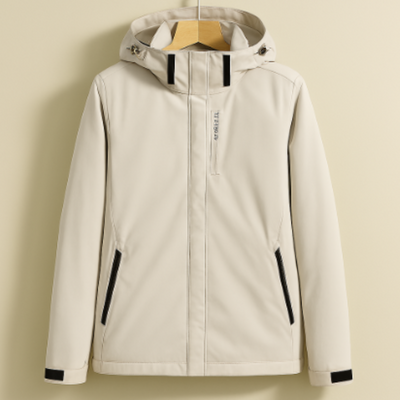 Angela | Damen funktionale Jacke mit Reißverschluss und Kapuze