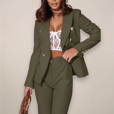 Katharina | Damen Maßgeschneidertes Blazer-Hosen Set