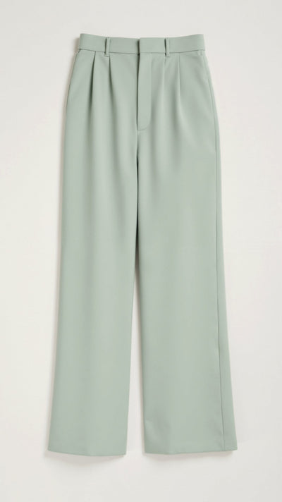 Gabriela | Damen Frühjahrs Hochtaillierte Weite Hose