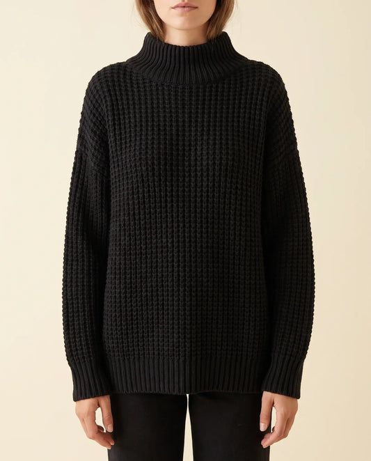 Fern Rollkragenpullover oversized grobstrick