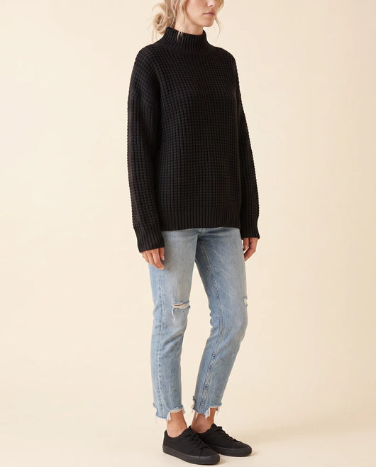 Fern Rollkragenpullover oversized grobstrick