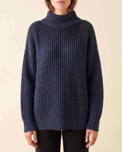 Fern Rollkragenpullover oversized grobstrick