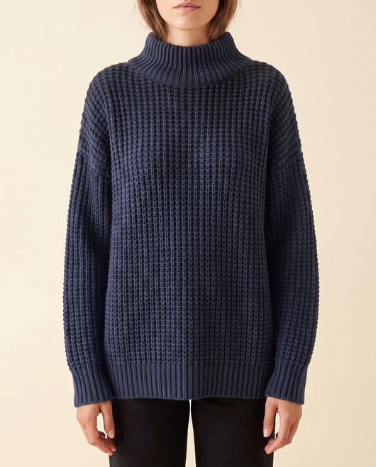 Fern Rollkragenpullover oversized grobstrick