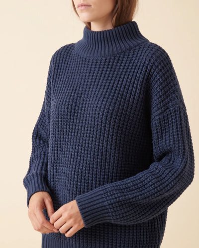 Fern Rollkragenpullover oversized grobstrick