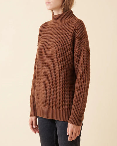 Fern Rollkragenpullover oversized grobstrick
