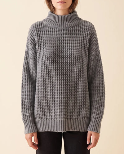 Fern Rollkragenpullover oversized grobstrick