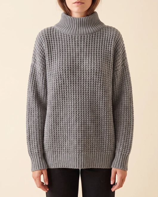 Fern Rollkragenpullover oversized grobstrick