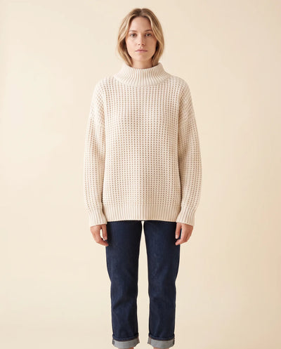 Fern Rollkragenpullover oversized grobstrick