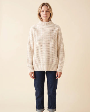 Fern Rollkragenpullover oversized grobstrick