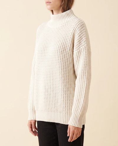 Fern Rollkragenpullover oversized grobstrick