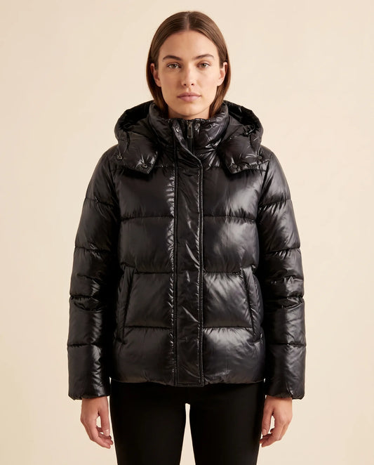 Hazel Steppjacke schmal mit Glanzfinish