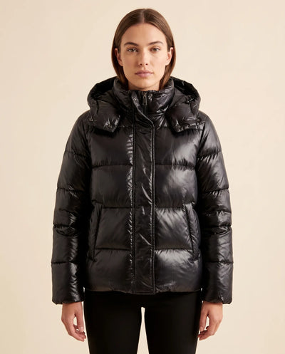 Hazel Steppjacke schmal mit Glanzfinish