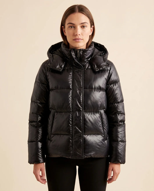 Hazel Steppjacke schmal mit Glanzfinish