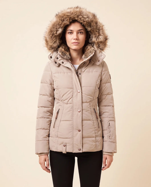 Iris Steppjacke wattiert mit Kapuze
