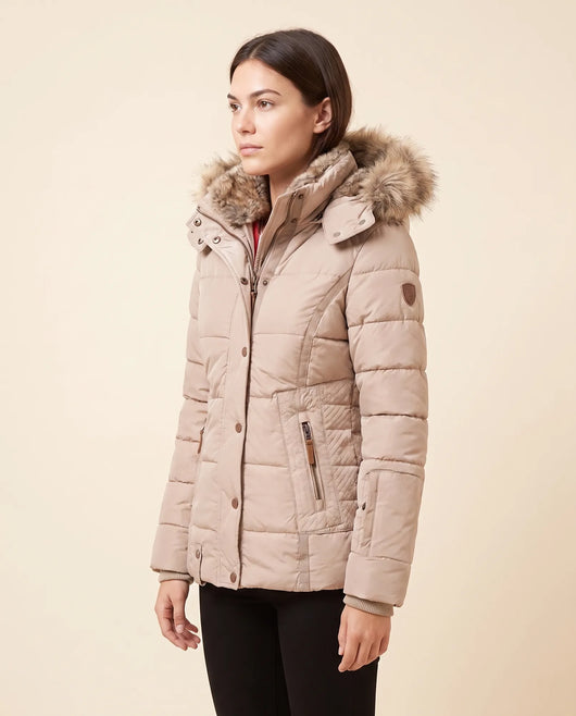 Iris Steppjacke wattiert mit Kapuze