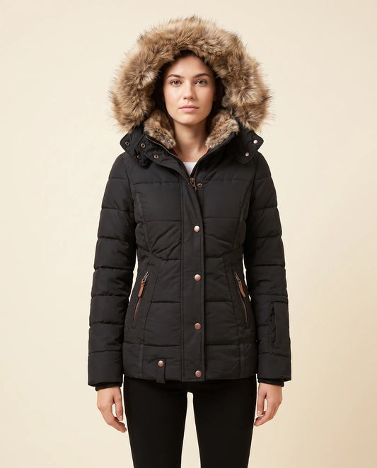 Iris Steppjacke wattiert mit Kapuze