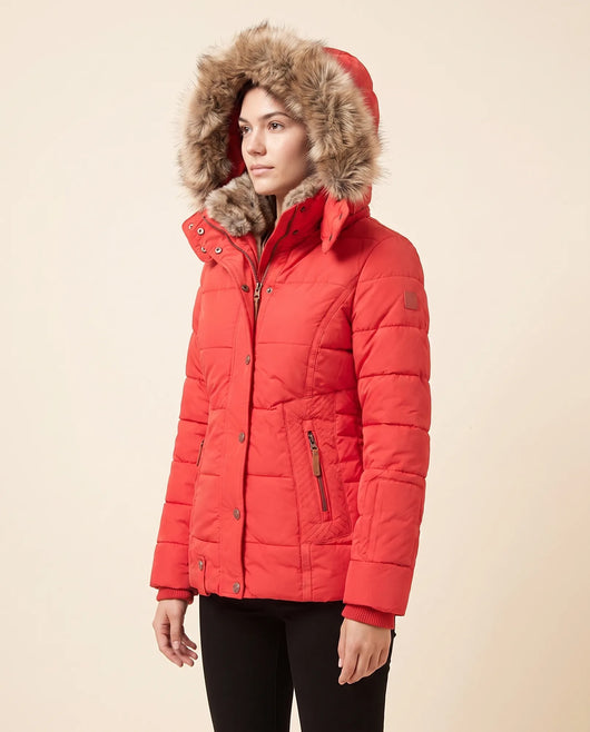 Iris Steppjacke wattiert mit Kapuze