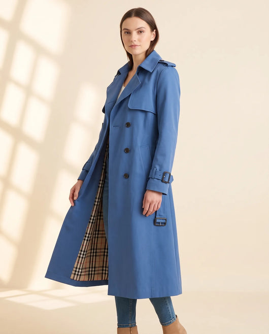 Nell Trenchcoat mit Zweireiher und Gürtel