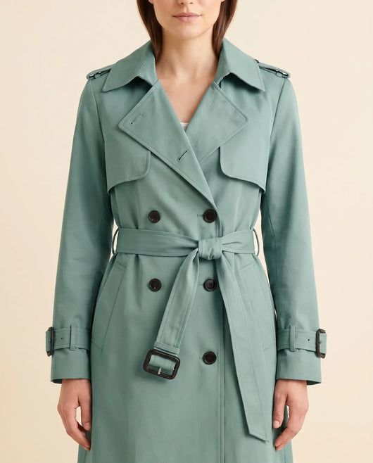 Nell Trenchcoat mit Zweireiher und Gürtel