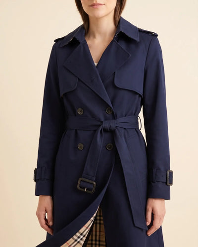 Nell Trenchcoat mit Zweireiher und Gürtel