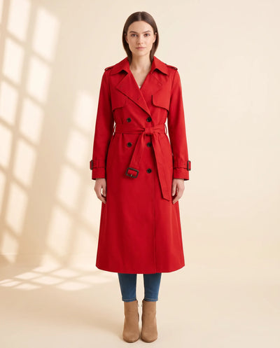 Nell Trenchcoat mit Zweireiher und Gürtel