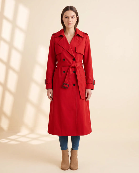 Nell Trenchcoat mit Zweireiher und Gürtel