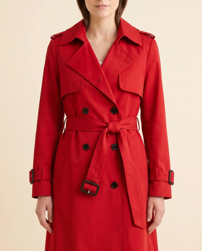 Nell Trenchcoat mit Zweireiher und Gürtel