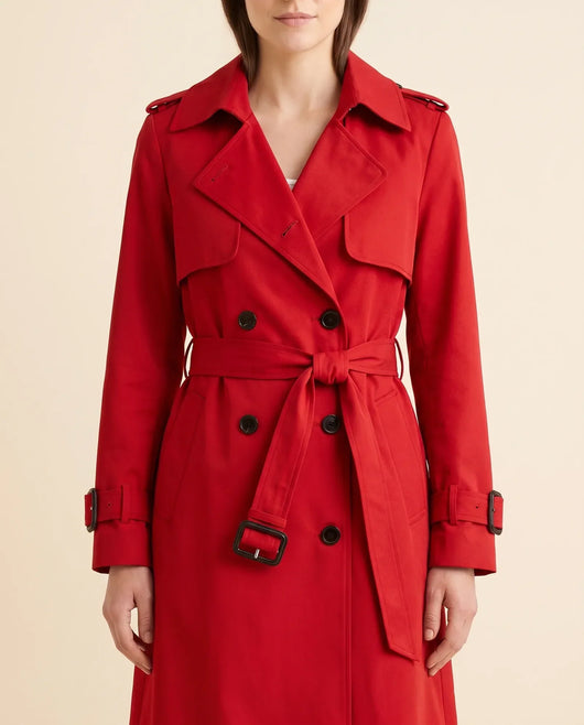 Nell Trenchcoat mit Zweireiher und Gürtel