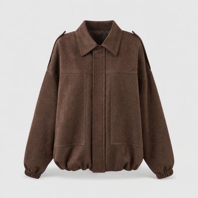 Ashcroft Oversized Overshirt in Veloursoptik