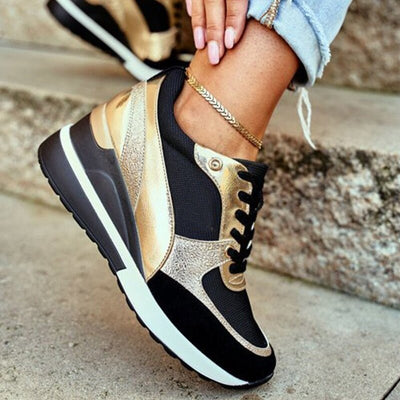 Laura | Damen Bequeme High-Top Sportsneaker