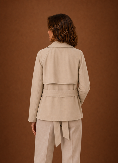 Damen Trenchcoat mit Gürtel