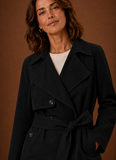 Damen Trenchcoat mit Gürtel