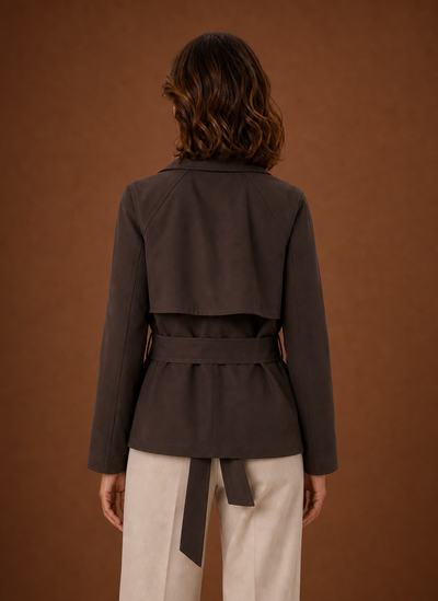 Damen Trenchcoat mit Gürtel