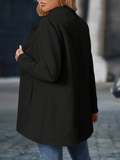 Marie | Damen Eleganter Stehkragen Women Coat Figurbetonter Blazer
