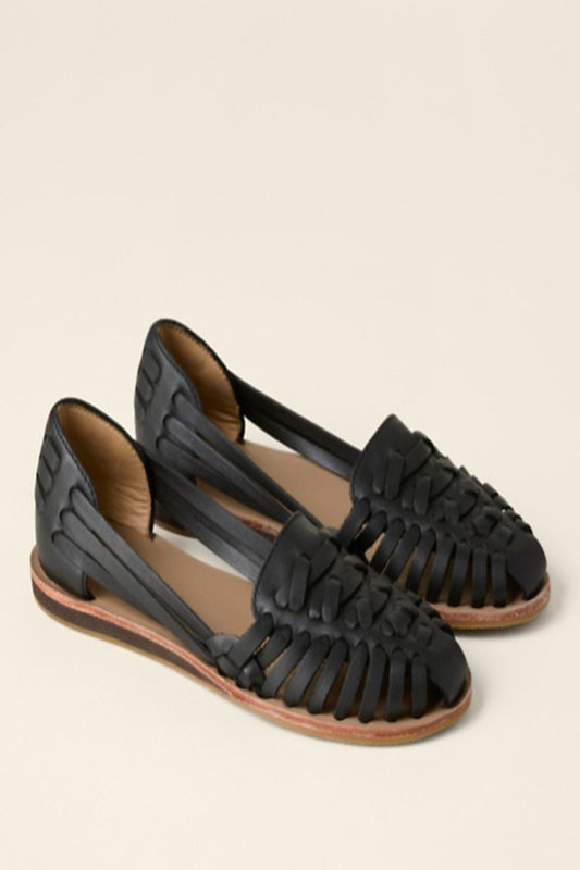 Greta | Damen Komfortable Sandalen Orthopädische Keilabsatz-Flechtleder-Slipper