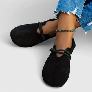 Nora | Damen Orthopädische Seildetail Slip-On Ballerinas