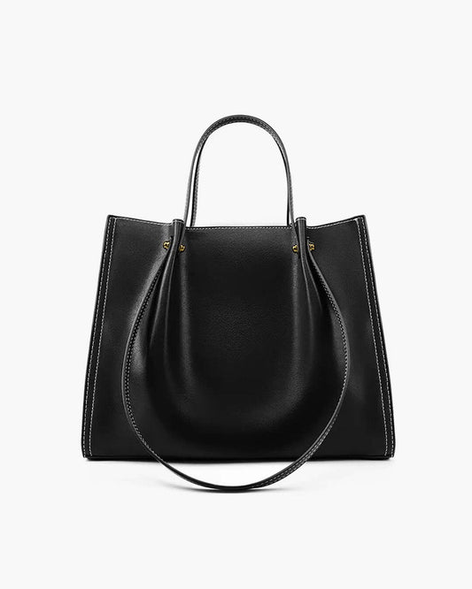 Marie | Elegante Vegane Leder Tote Bag Minimalistische Schultertasche