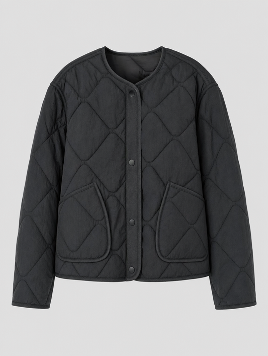 Marbury Steppjacke ohne Kragen