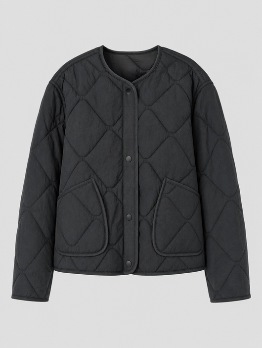 Marbury Steppjacke ohne Kragen