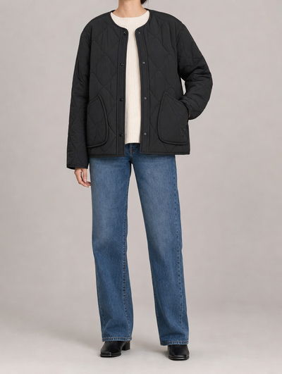 Marbury Steppjacke ohne Kragen