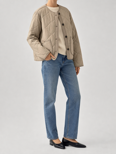 Marbury Steppjacke ohne Kragen