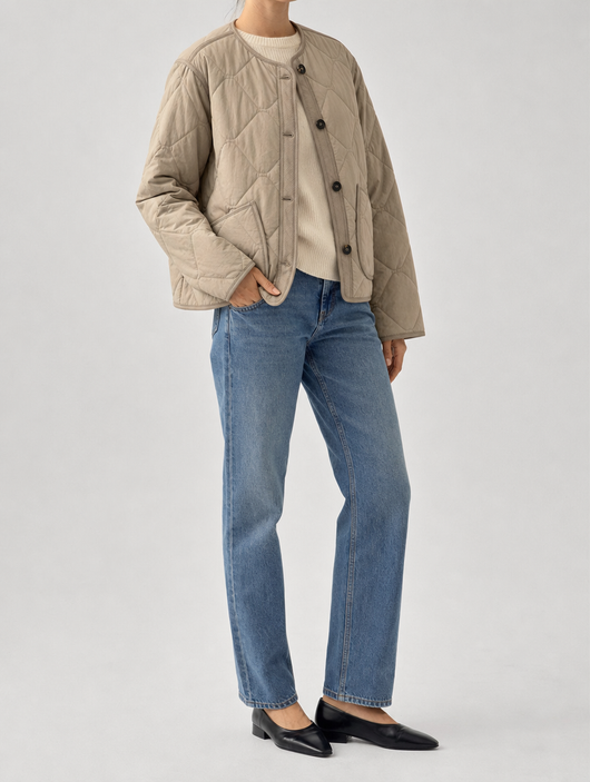 Marbury Steppjacke ohne Kragen