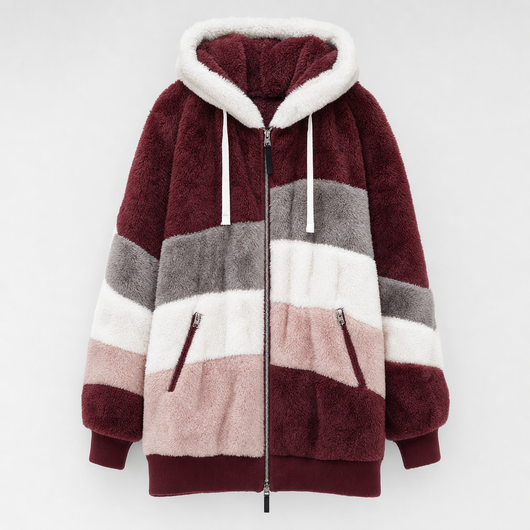 Tarnbrook Kapuzenjacke aus Plüsch