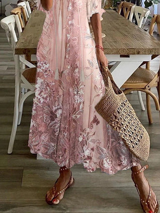 Seraphina | Geblümtes Maxi-Sommerkleid