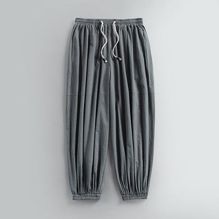 Riviera Weite Leinenhose im Palazzo-Stil